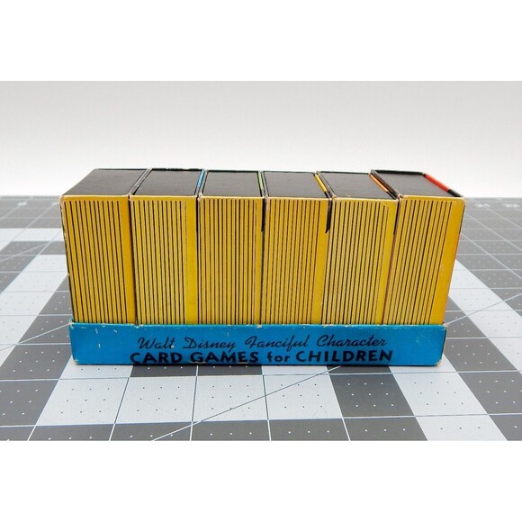 Walt Disney Mickey Mouse Library of Card Games By Russell Mfg No. 146 B Vol 1-6 - Picture 2 of 10